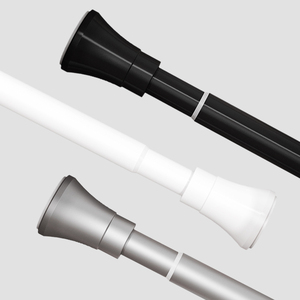 Tringles à rideaux réglables et extensibles en métal robuste 0,75M-<span class=keywords><strong>4M</strong></span>, installation facile pour la maison, le bureau, l'hôtel, le commerce électronique, la vente en gros - Product Image 2