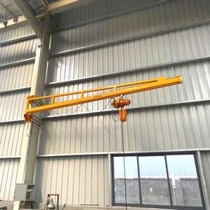 2 टन कार्यशाला दीवार घुड़सवार स्तंभ मैनुअल लिफ्टिंग जिब क्रेन के साथ जिब क्रेन - Product Image 2