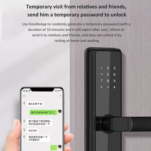 Intelligentes Türschloss Heimgebrauch Intelligentes Türschloss mit Passwort Kartens chl üssel App Unlock Way - Product Image 4