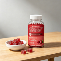 Gummies Antioxydants à la Canneberge pour le Soutien Immunitaire, 60 Unités, Complément Vitaminique OEM pour Femmes