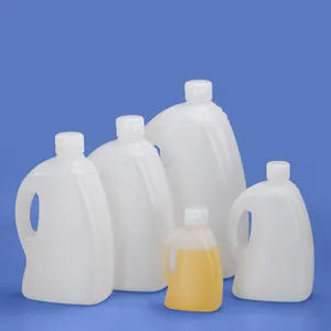 ขวดพลาสติก HDPE 1แกลลอนสำหรับเจลล้างมือฆ่าเชื้อโรคน้ำยาซักผ้า