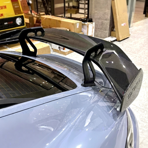 Nouvelle aileron arrière en carbone sec style JPMCarbon GT4 RS pour 718 981 987 Cayman, adaptable/mise à niveau - Product Image 1