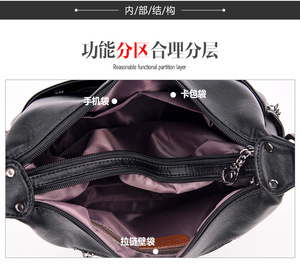 Wholesale Fashion Luxury Women Hand <b>Bags</b> Soft PU Leather Handbags Ladies Shoulder Crossbody Purses and Handbags for Women <b>Bags</b> - Product Image 4