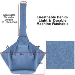 BSCI factory Folding Adjustable Sling Pet <b>Carrier</b> <b>Dog</b> Safety Carrying Tote <b>Bag</b> <b>Shoulder</b> <b>Carrier</b> Tote Pet <b>Bags</b> - Product Image 3
