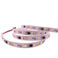 Dream Color 5050 RGBW RGB Ws2811DMX512 Bande LED adressable USB 10mm 10 pixels/m SPI Cuivre pour Projet Décoration DC24V