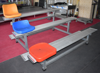 Offre Spéciale basket-ball Portable intérieur/extérieur couche en alliage d'aluminium 3 4 5 rangées avec chaises pour l'école