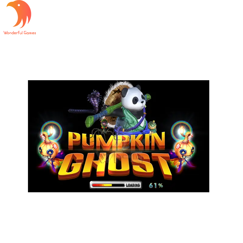 Pumpkin Ghost new skill game fish hunter game, Panda shooting fish game