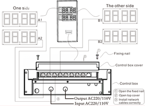 Affichage des prix de l'essence LED AUTODISP - Utilisation en extérieur, couleur et luminosité personnalisables, garantie de 2 ans - Product Image 4