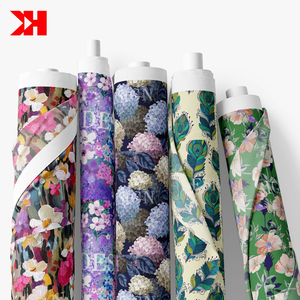 Kahn cotton hữu cơ tự do London Tana vải cỏ in cho váy của cô gái - Product Image 1