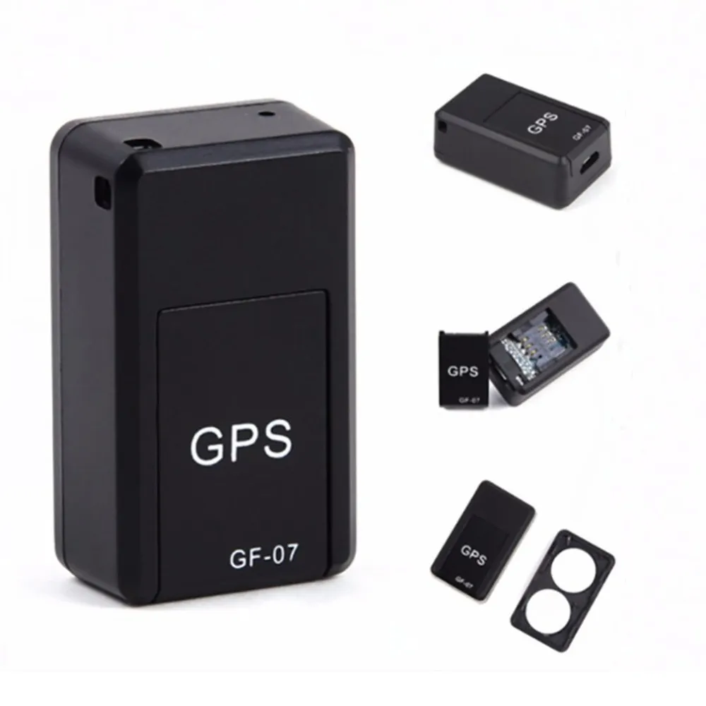 Mini rastreador GPS GF07 para niños, dispositivo de seguimiento GPS de batería larga, pequeño tamaño, barato, 2020