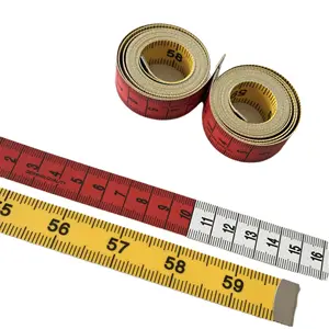 Hochwertiges PU-Material 150cm Dual Side Soft Body Maßband für Stoff Metric Inch Maßband zum Schneider nähen