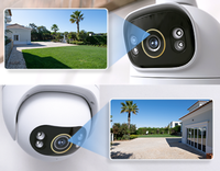 IMILAB EC6 double 3K + 3K Cctv sécurité Audio visuel alarme Ai caméra double objectif 2 voies Audio Vision nocturne surveillance alarme Wifi caméra