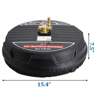 4000Psi 15 Pouces Meilleur Professionnel Rotatif Haute Pression Rondelle Nettoyant pour Plancher Plat Allée