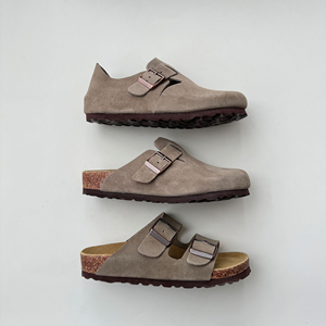Collection de sabots et mules <span class=keywords><strong>Boston</strong></span> : dessus en cuir véritable, semelle intermédiaire en liège offrant un soutien supérieur de la voûte plantaire, chaussures confortables OEM - Product Image 5