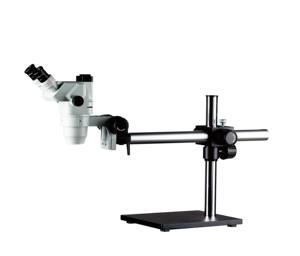 Support à flèche à bras unique 3.35x-270x Zoom trinoculaire <span class=keywords><strong>Microscope</strong></span> 6745 avec anneau lumineux LED 144 - Product Image 1