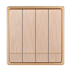 고품질 인기 맞춤형 모던 경량 가전제품 PC 브러쉬드 <span class=keywords><strong>3</strong></span>구 1웨이 10A 단일 제어 벽 스위치 - Product Image 5