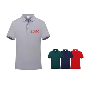 Golf Clothing Embroidered Printed Custom Design Plain White Black Golf Cotton Polyester DryFit Blank Men Polo T Shirts