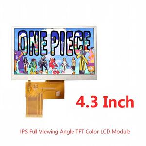 หน้าจอสัมผัส TFT LCD ขนาด 4.3 นิ้ว IPS มุมมองภาพเต็มรูปแบบ โมดูลจอแสดงผลสีสำหรับอุปกรณ์ฝังตัว ความละเอียด 480*272 - Product Image 1