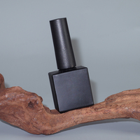 Flacon de vernis à ongles givré mat personnalisé de 7 ml, échantillon gratuit, flacon en verre pour vernis à ongles, huile, sérum de soin de la peau avec couvercle et pinceau