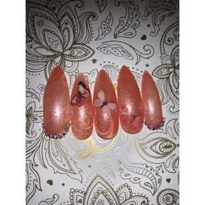 Uñas Postizas Estilo Stiletto con Tamaños Pequeño/Mediano - Ajuste Personalizado - Product Image 2