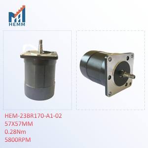 अनुकूलित नेमा 23 उच्च गति 5800 आरपीएम 57 मिमी 3 चरण 110v 2.6a ब्रशलेस डीसी मोटर 4 पोल स्थायी चुंबक जलरोधी घर - Product Image 2