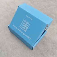 Boîte de papier ondulé rose personnalisée Boîte d'emballage cadeau cosmétique pliable avec logo d'entreprise imprimé