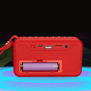 Haut-parleur Bluetooth portable W22 avec bandoulière, volume puissant, pour extérieur et intérieur, carte TF, radio FM, lumière LED, cadeau de camping, vente en gros - Product Image 2