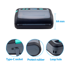 4 Inch Mini 110Mm Xách Tay Máy In Nhiệt Vận Chuyển Máy In Nhãn <span class=keywords><strong>Nfc</strong></span> Không Có Mực Không Dây Vé Máy In Mã Vạch - Product Image 5