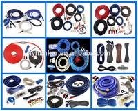 Câble d'alimentation de voitureAudio avec kit d'amplificateur haute performance jauge 0 4 8 AWG gaine en PVC souple en cuivre nu