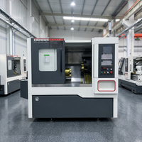 Mini tour CNC à lit incliné 2 axes, type d'outillage FCK40, pour le traitement de la petite quincaillerie et de l'acier inoxydable