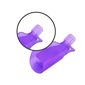 Bouchon en plastique pour Nail Art, dégraissant pour ongles, nettoyant pour vernis à ongles, Clip de dissolvant pour vernis Gel UV, outil d'emballage 10 pièces/paquet - Product Image 4