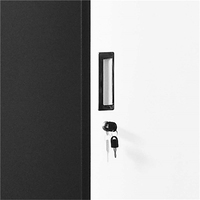 Casier de rangement pour vêtements de travail, casier en acier pour l'école, armoire à 6 portes en acier