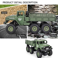 Coches y Camiones RC a Gasolina, Estilo 1:18, Camión Militar 6WD, Coches RC Nitro Profesionales de Alto Rendimiento, Vehículo Militar Todoterreno con Control Remoto