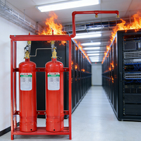 Système d'extinction d'incendie automatique haute capacité et haute efficacité en acier au carbone 4,2 MPa FM200 HFC-227ea Marque PRI-SAFETY Classe A/B/C