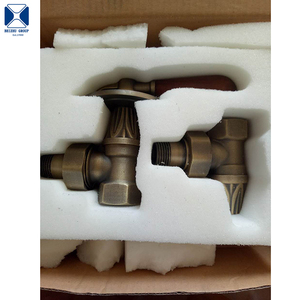 Pack de vannes thermostatiques angulaires en laiton traditionnel pour radiateurs en <span class=keywords><strong>fonte</strong></span> - Product Image 6