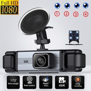 DVR <span class=keywords><strong>de</strong></span> 4 Canales y Cámara para Coche Económica con 4 Lentes y Visión <span class=keywords><strong>de</strong></span> 360° °   Cámara para Auto <span class=keywords><strong>de</strong></span> 3 Pulgadas con <span class=keywords><strong>Pantalla</strong></span> IPS 1080p, 4 Lentes, 360 Grados, 4 Canales - Product Image 4