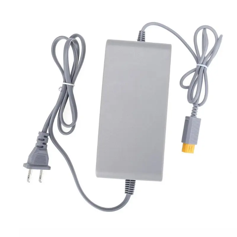 Адаптер питания переменного тока, зарядный кабель, зарядное устройство с вилкой для ЕС и США, подходит для консоли Nintendo Wii U, источник питания