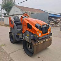 Rouleau compresseur routier 2021 HAMM HD35VT 3T avec tambour avant en acier et pneus arrière en caoutchouc, vibration de 52 kN pour la construction routière et le pavage d'asphalte