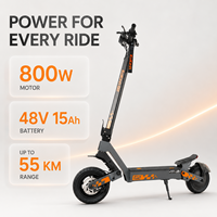 Scooter Eléctrico de 800W con Tracción Trasera KuKirin G2, Doble Suspensión, Todoterreno, para Adultos, con Autonomía de 50km