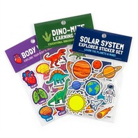 Pack d'autocollants personnalisés en PET imperméables avec carte de tête pour récompenses éducatives préscolaires pour enfants
