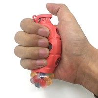 Balle anti-stress en maille en forme de grenade pour enfants et adultes - Jouet sensoriel collant pour soulager l'autisme