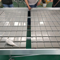 Bac à benne en plastique, superbe plateau de croissance hydroponique, débit et vidange des poissons