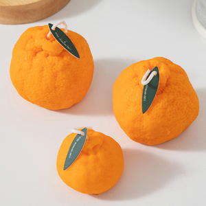 Wholesale Modern Orange Aromatherapy <strong>Candles</strong> Artificial Scented <strong>Citrus</strong> Fruit Shaped <strong>Candle</strong> Soy Wax Colorful Cups Christmas Gifts - Product Image 5