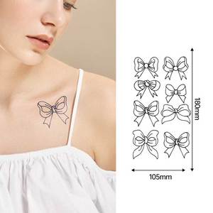 Eco Friendly Temporary <b>Tattoo</b> Sticker Waterproof Body Art Henna Style <b>Paper</b> Decal for Wholesale Party Festival Event Use - Product Image 3