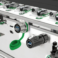 Adaptateur de puissance à fibre optique à assemblage rapide E-Weichat pour hommes et femmes, étanche IP67, haute vitesse, connecteur circulaire