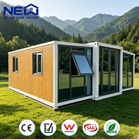 Conteneur pliable et extensible, maison préfabriquée, cuisine préfabriquée, école, appartement, salon moderne