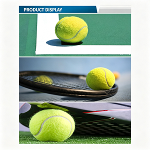 Regular Duty Hard Court Pressure Sealed Official Size Consistent Bounce Tennis <b>Ball</b> 3 Pack For <b>Training</b> Championship Grade - Product Image 6