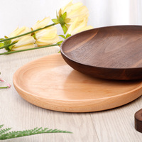 Plateau en bois de hêtre et de noyer, planche à découper multifonctionnelle en bois massif pour la préparation des aliments en cuisine
