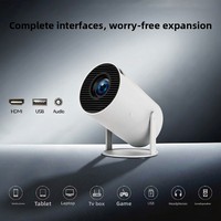 Mini-projecteur compact sans fil exclusif transfrontalier Modèle F100 720P HD compatible Wi-Fi, idéal pour le home cinéma portable et les dortoirs