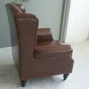 Couleur marron cigar <span class=keywords><strong>club</strong></span> bar hôtel café salon chaise en <span class=keywords><strong>cuir</strong></span> - Product Image 3